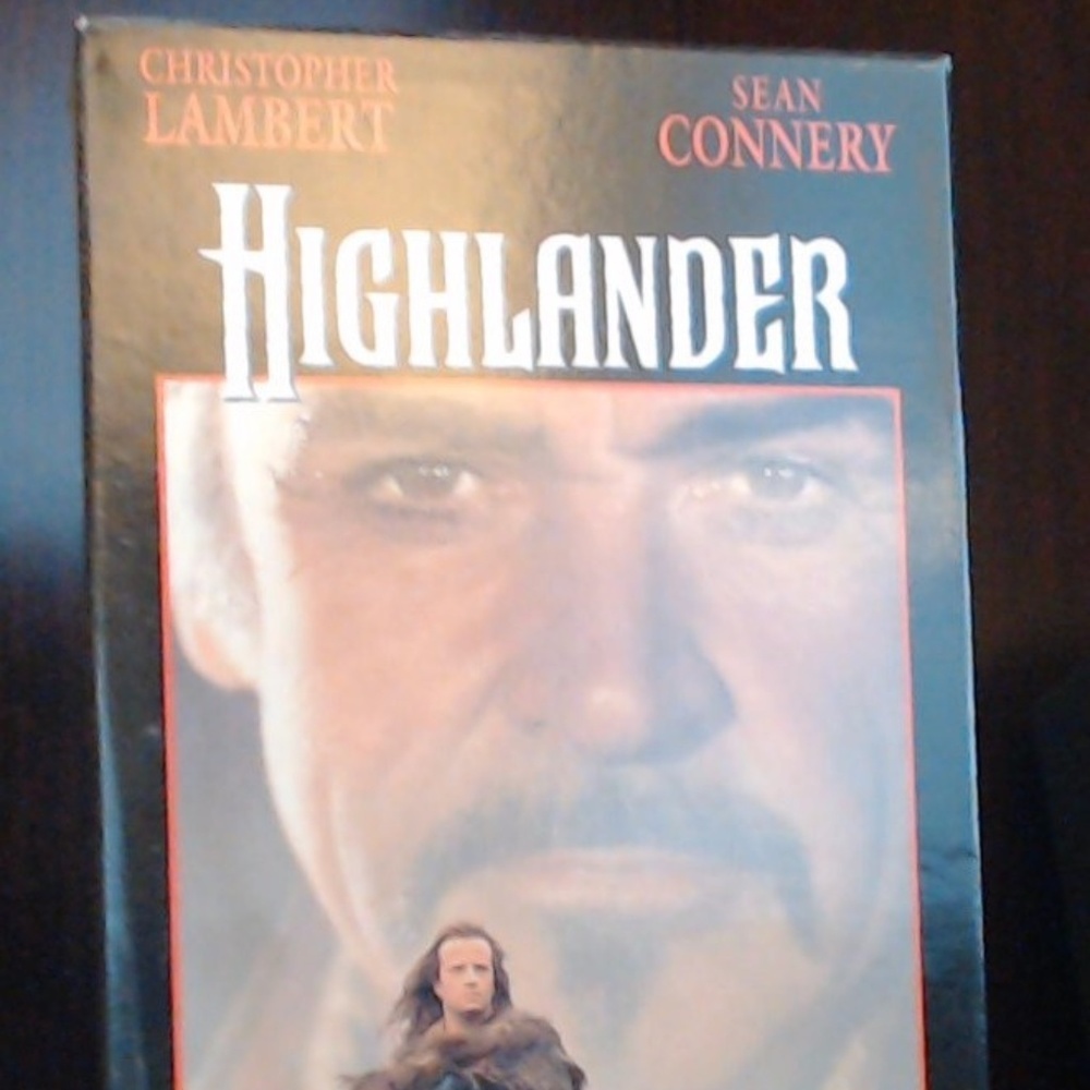 Highlander [VHS] Sean Connery Christopher Lambert